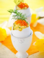 Trio d’œufs brouillés
